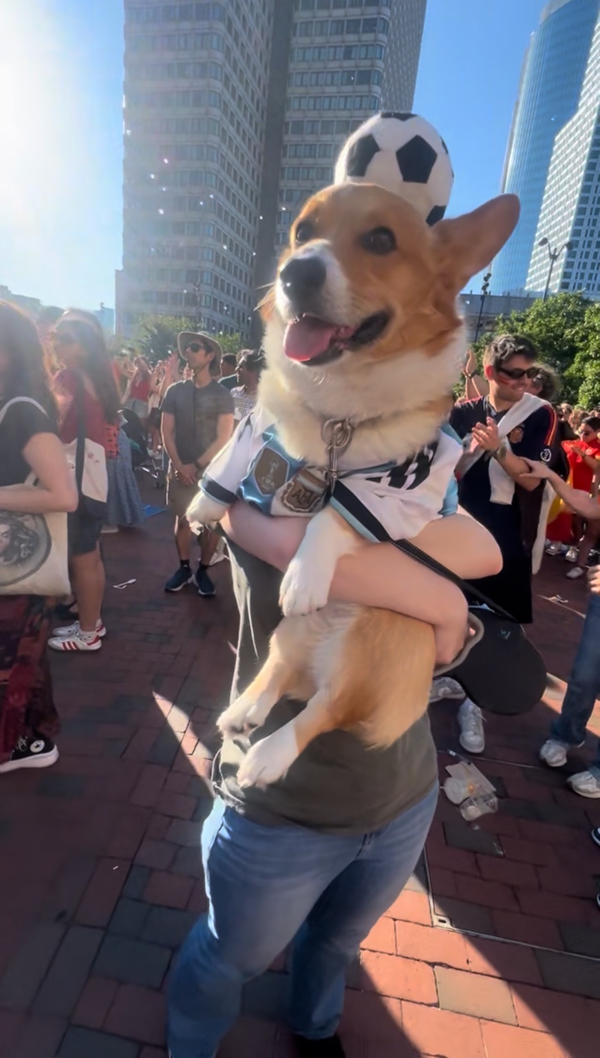 Rocko at Boston World Cup watch party